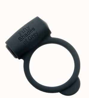 Fifty Shades of Grey Yours and Mine vibrating ring Zwart - 000