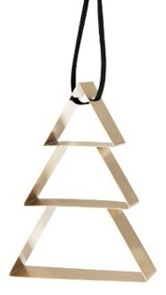 Figura Ornament kerstboom large goud