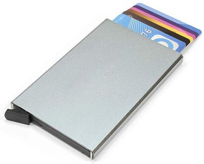 Figuretta Aluminium Hardcase Rfid Cardprotector Zwart