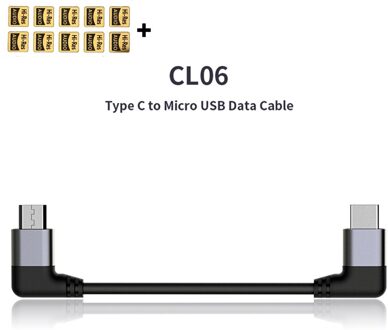Fiio CL06 Type-C Om Micro Usb Data Kabel Voor Fiio M7 Q5 Q1II