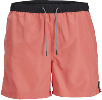 Fiji Black Tape Zwemshorts Jack & Jones , Pink , Heren - 2Xl,Xl,L,M