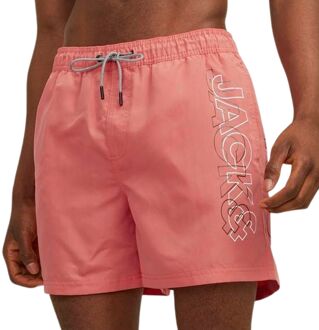 Fiji Double Logo Zwemshort Heren roze