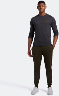 Fijngebreide pullover in wolblend Donkergrijs - L