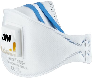 Fijnstofmasker Aura 9322c2n, Ffp2 Met Ventiel 2 Stuks