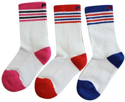 Fila 3-Pack Kinder Sokken Roze
