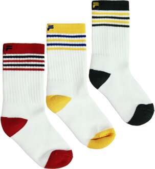 Fila 3-Pack Kindersokken Veelkleurig - XL