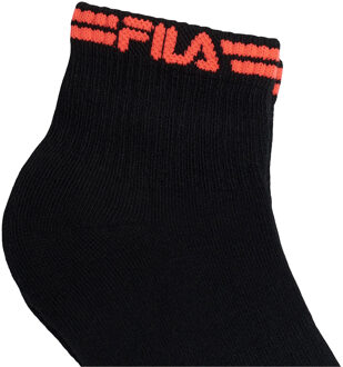 Fila 3er-Pack Viertelsocken F2523 für Damen und Herren - maat Zwart