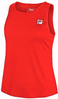 Fila Alma Tanktop Dames-Rood,Donkerblauw - XS