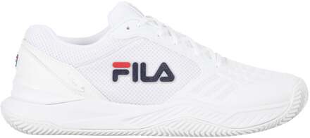 Fila Axilus 3 Tennisschoenen Heren-Wit,Donkerblauw - 39.5,40,41,41.5,42,42.5,43,44,44.5,45,46,47,48