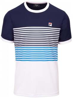 Fila BB 1983 T-shirt Heren-wit, blauw - XXL