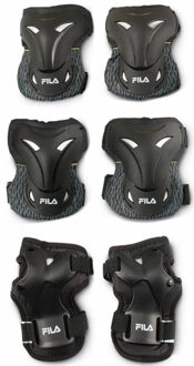 Fila Beschermset Fila junior zwart/zilver