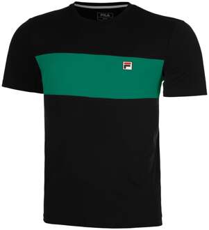 Fila Bosse T-shirt Heren-Zwart,Groen - S