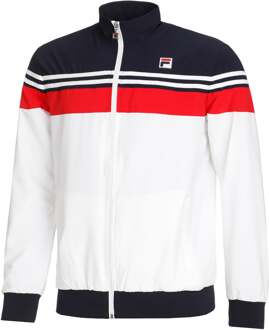 Fila Bruno Trainingsjack Heren-Wit,Veelkleurig - XS,S,M,L,XL,XXL,3XL,4XL