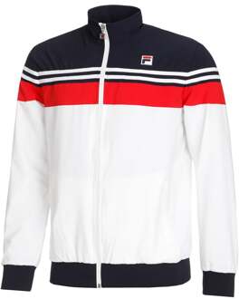 Fila Bruno Trainingsjack Heren-Wit,Veelkleurig - XXL