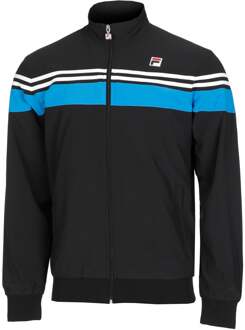 Fila Bruno Trainingsjack Heren-Zwart,Blauw - S,M,L,XL,XXL,3XL