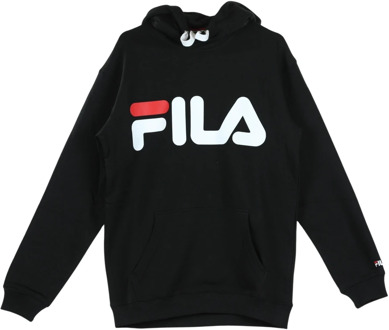 Fila Classic logo Hood Kangaroo Sportwear Unisex - Black