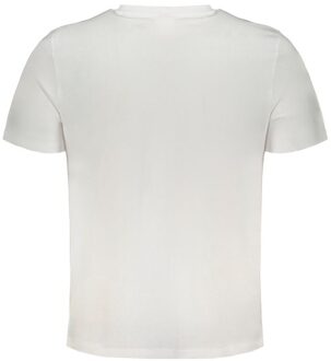 Fila Classic Logo T-shirt Korte Mouwen Wit - S