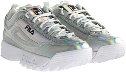 Fila Disruptor M Low 1010747.3VW Dames Sneaker Sportschoenen Schoenen Zilver - Maat EU 39 UK 5.5