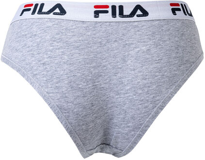 Fila FU6043 Damen-Bikinihose aus Baumwolle Grijs