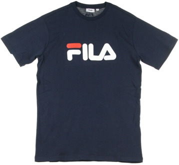 Fila FW Shirt - Maat L  - Unisex - donkerblauw/wit/rood