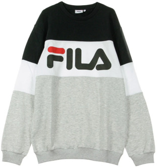 Fila FW Trui - Maat S  - Mannen - zwart/ wit/ grijs/ rood