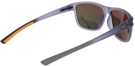 Fila Grijze Plastic Zonnebril Grijs