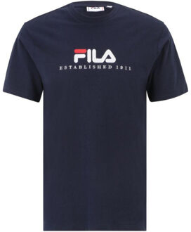 Fila Heren bedburg t-shirt - maat S Blauw