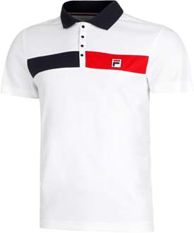 Fila Jayden Polo Heren-Wit,Rood - S,M,L,XL,XXL,3XL