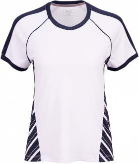 Fila Josefine T-shirt Dames-wit, donkerblauw - XS,S,M,L,XL,XXL