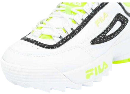 Fila Kinderen/kinderen disruptor ecologische leren trainers Groen - 30