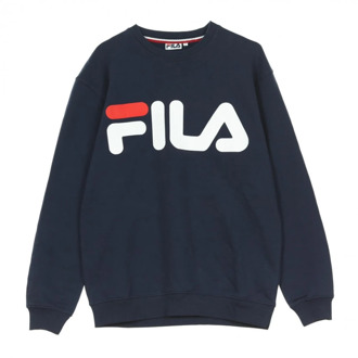 Fila Klassiek logo choke sweatshirt Fila , Blue , Heren - XL