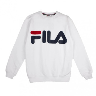 Fila Klassiek logo choke sweatshirt Fila , White , Heren - Xl,L