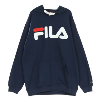 Fila Klassiek logo sweatshirt met capuchon Fila , Blue , Heren - XL