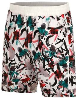 Fila Leo Shorts Heren-Wit,Veelkleurig