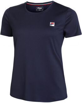 Fila Leonie T-shirt Dames-Donkerblauw,Wit - XS,S,L