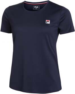 Fila Leonie T-shirt Dames-Donkerblauw,Wit - XS,S,M,L,XL,XXL