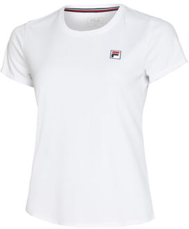 Fila Leonie T-shirt Dames-Wit - XS,S,M,L,XL