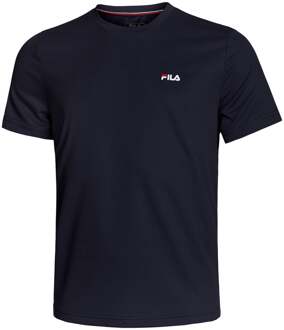Fila Logo Small T-shirt Heren-Donkerblauw - XL