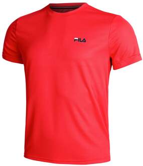 Fila Logo Small T-shirt Heren-Rood - S,M,XL,XXL