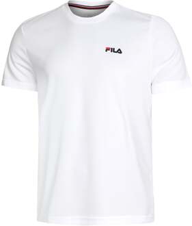 Fila Logo Small T-shirt Heren-Wit - XS,S,M,L,XL,XXL,3XL