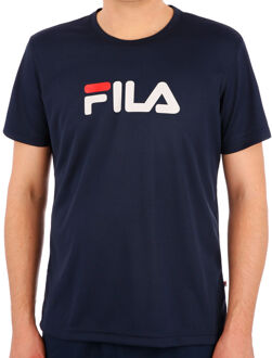 Fila Logo T-shirt Heren donkerblauw - M