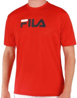 Fila Logo T-shirt Heren rood - S