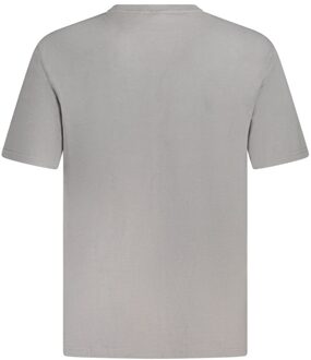 Fila Logo T-shirt Korte Mouwen Grijs - XL