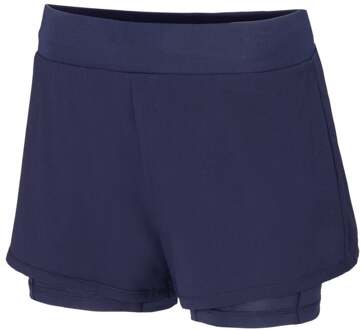 Fila Luna Short Voor Tennisballen Dames-Donkerblauw