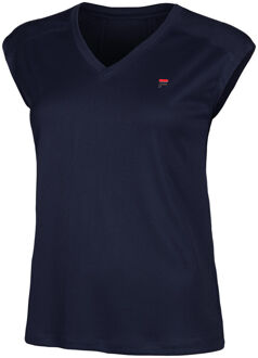 Fila Maia T-shirt Dames-Donkerblauw - S