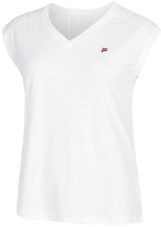 Fila Maia T-shirt Dames-Wit - XS