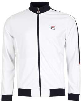 Fila Manuel Trainingsjack Heren-Wit,Donkerblauw - XXL