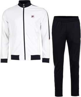 Fila Manuel Trainingspak Heren-Wit,Donkerblauw - S,M,L,XL,XXL,3XL
