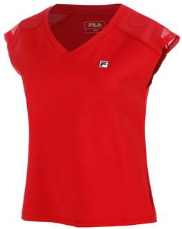 Fila Maria T-shirt Dames-rood - XS