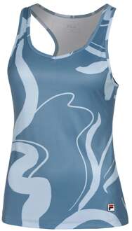 Fila Mila Tanktop Dames-Blaugrau,Lichtblauw - XS